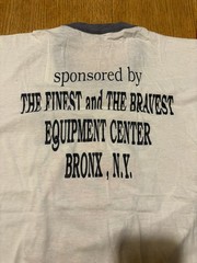 Vintage FDNY Fire Dept T Shirt XL 1980s cross country run