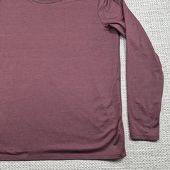 Quince Shirt Mens XL Purple Long Sleeve Lightweight Stretch Crewneck Casual Tee