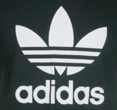 ADIDAS Vintage Trefoil Logo BLACK Regular Fit Short Sleeve T-shirt NWT