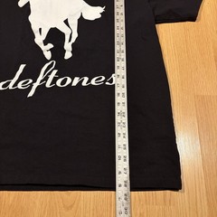 Deftones White Pony Big Logo Black Tee Shirt Size Large Grunge Skater Y2k