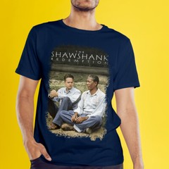 The Shawshank Redemption (1994) Movie Poster Inspired T-Shirt Retro 90s Tee