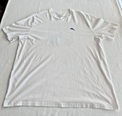 Tommy Bahama Red White & Surf Graphic T Shirt SIze XL