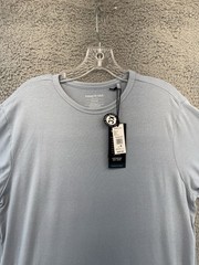 Kenneth Cole Medium Active Tech T-Shirt Sky Blue Stretch NWT