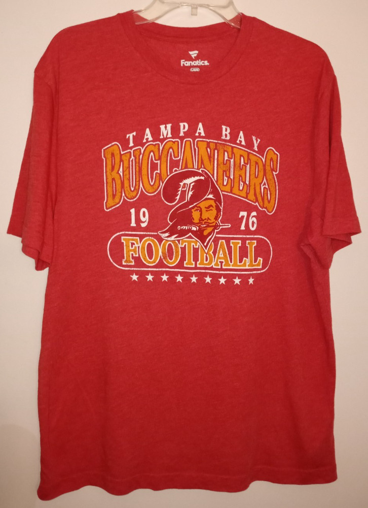 🏈Fanatics Tampa Bay Buccaneers Bucco Bruce Mens T-Shirt L Large NWOT NEW🏈