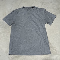FLX Men’s SZ Medium Stretch Crewneck Urban Commuter Shirt Grey Soft Wicking