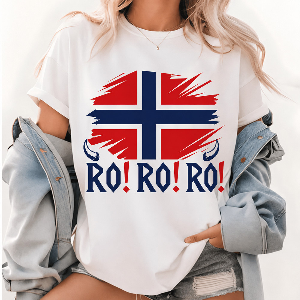 Norway Ro! Unisex T-Shirt, Football Norwegian Team Chant Shirt