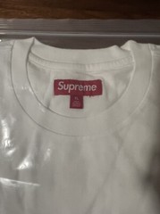 Supreme Washed Tag S/S Top White Tee SS24 T-Shirt Embroidered Logo XL