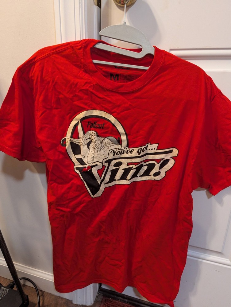 FALLOUT Crate “You’ve Got Vim!” Loot Crate Red T-Shirt Adult Medium