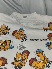 Fashion Victim Fuckin Nuts Shirt Adult Size XL RARE Read Description