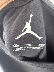 Jordan Men’s Black Jumpman Graphic Logo Crew Neck Short Sleeve T-Shirt 2XL