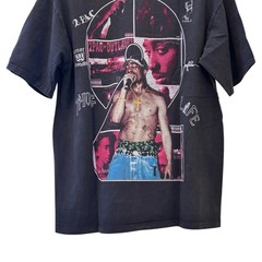 Vintage 2Pac TUPAC Shakur California Love Rap Tee 90s Hip Hop T-Shirt REPRINT L