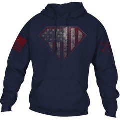 Grunt Style Super Patriot 2.0 Pullover Hoodie – Navy Blue