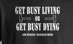 Get Busy Living or Get Busy Dying – Famous Quote from the Shawshank Redemption