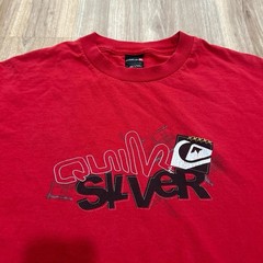 Y2K Quicksilver Men’s Red Graphic Short Sleeve