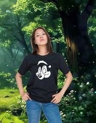 MENS WOMENS TEE TSHIRT SLEEVELESS PEPE LE PEW FACE CARTOON CLASSIC RETRO GIFT