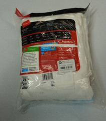 Hanes White 6 Pack Tagless T-Shirts Men’s-Lay Flat Collar Soft Size-S/P
