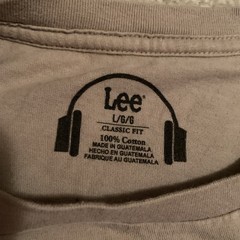 LEE JEANS WORLD TOUR Short Sleeve T-Shirt Vintage Design 100% Cotton Size L