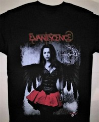 Evanescence Band Black Cotton T Shirt