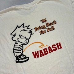 Vintage 90’s DePauw University T-Shirt Men’s Large Wabash Rivalry Single Stitch