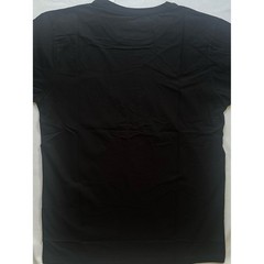 Timberland Black Short-Sleeve Tee with Yellow & Blue Mountain Graphic