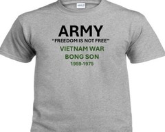 VIETNAM WAR* LAI KHE *1959-1975*PT INDIVIDUAL SHIRT. OFFICIALLY LICENSED