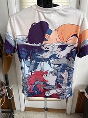 Studio Ghibli Ponyo and Sosuke 3D printed t-shirt Zootop Bear Size M Under Water