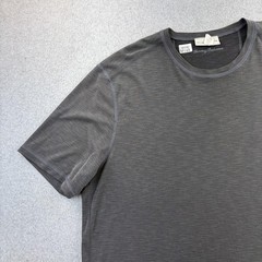Tommy Bahama Shirt Mens 2XL Gray Reversible Short Sleeve Crewneck Casual Adult