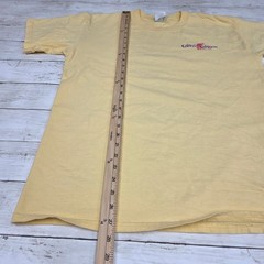 Gildan T-Shirt Mens M Yellow Isle of Capri Casinos Graphic Short Sleeve Tee
