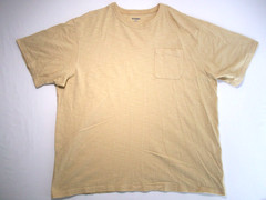Old Navy T-Shirt Men’s Sz. 2XL (W 26in x L 30in)Beige Yellow