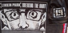 Linkin Park Tultex Breaking The Habit T Shirt Medium Black LP Band Concert Rare