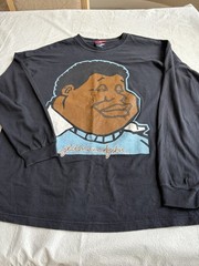 Fubu Platinum Vintage FAT ALBERT Long Sleeve T-Shirt Hip Hop Dbl Sides 2XL