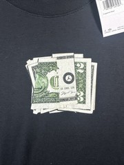 Nike Air Jordan AJ3 T-Shirt Pure Money Men Small Cash Black IQ6952-010 New
