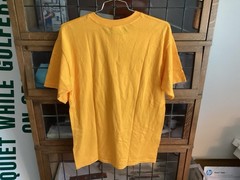 2004 Roswell New Mexico FISHING ALIEN Yellow GILDAN Graphic Funny T-shirt SZ L