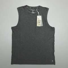 Kenneth Cole Tech Muscle Tee 4 Way Stretch Recycled Black Heather