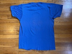 VINTAGE Cigar Smokers Make The Best Lovers Tampa Shirt Large Blue 80s