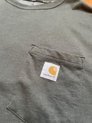 Carhartt Mens Force Relaxed Fit Midweight Short-Sleeve Pocket T-Shirt Carbon XXL