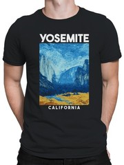 Yosemite California Starry Landscape Men’s T-shirt