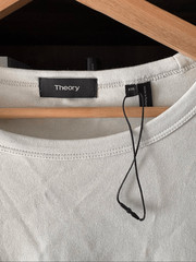 NWOT Theory Casey Dip Dye Gray Colorblock T-Shirt Men’s Size XXL