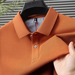 100% pure cotton short sleeved men’s polo shirt summer boutique fashion high-qua