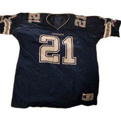 Vintage Deion Sanders Dallas Cowboys Champion Jersey NFL Authentic Size 48 L-XL