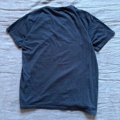 Air de Paris Collection Graphic Tee, Black, Size L — Eiffel Tower Embroidered