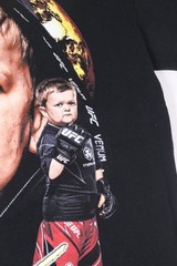 UFC Shirt Mens Medium Black Hasbulla Magomedov Graphic Tee T-Shirt MMA Official