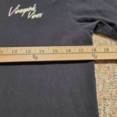 Vineyard Vines Shirt Men XS Black Long Sleeve Skiing Retro Neon Graphic Logo