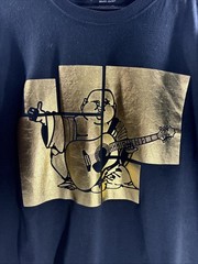 True Religion Buddha Graphic T Shirt Men’s 2XL Black Gold Short Sleeve Excellent
