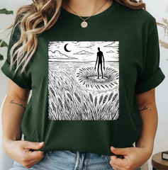 Evil In The Corn Field Unisex Tee Shirt