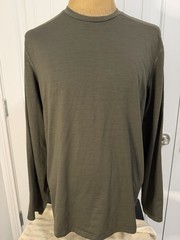 5.11 TACTICAL Sulli Shirt Mens XL UPF 50 Crew Moss Green Anti Odor