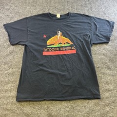 Fruit of the Loom Star Wars Tatooine Republic California Mashup T-Shirt XL Black
