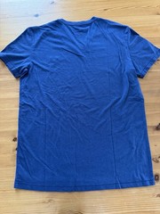 American Eagle Men’s Heritage Classic Fit V-Neck Short Sleeve T-Shirt M Blue