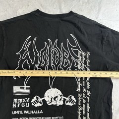 Darc Sport Wolves Black Shirt Men’s Large Until Valhalla Gym