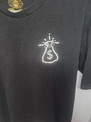 Muerte Money Bag Black T-Shirt Size Xl